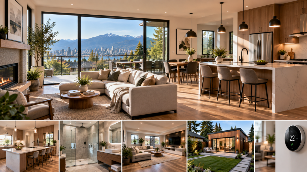 Modern Vancouver home renovation showing current 2026 design trends