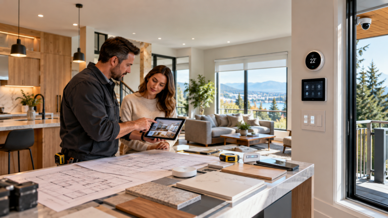 Smart home renovation Vancouver with modern automation technology and smart home upgrades